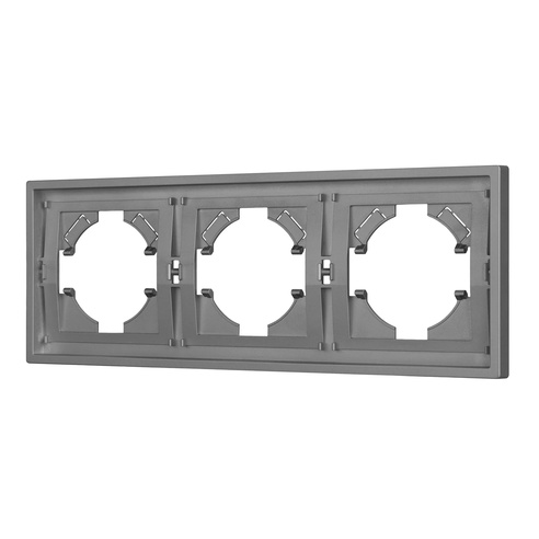 Рамка пластиковая FRM-TENDO-PL-3-GR (Arlight, -)