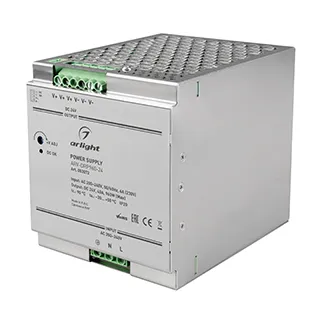 Блок питания ARV-DRP960-24 (24V, 40A, 960W, PFC) (Arlight, IP20 Металл, 5 лет) - изображение товара