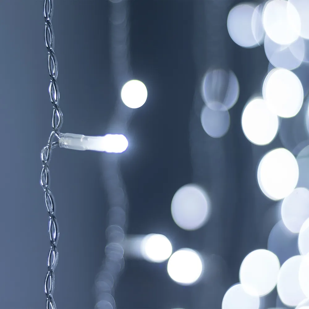 Светодиодная гирлянда ARD-CURTAIN-HOME-1000x1500-CLEAR-96LED White (230V, 6W) (Ardecoled, IP20) - изображение товара