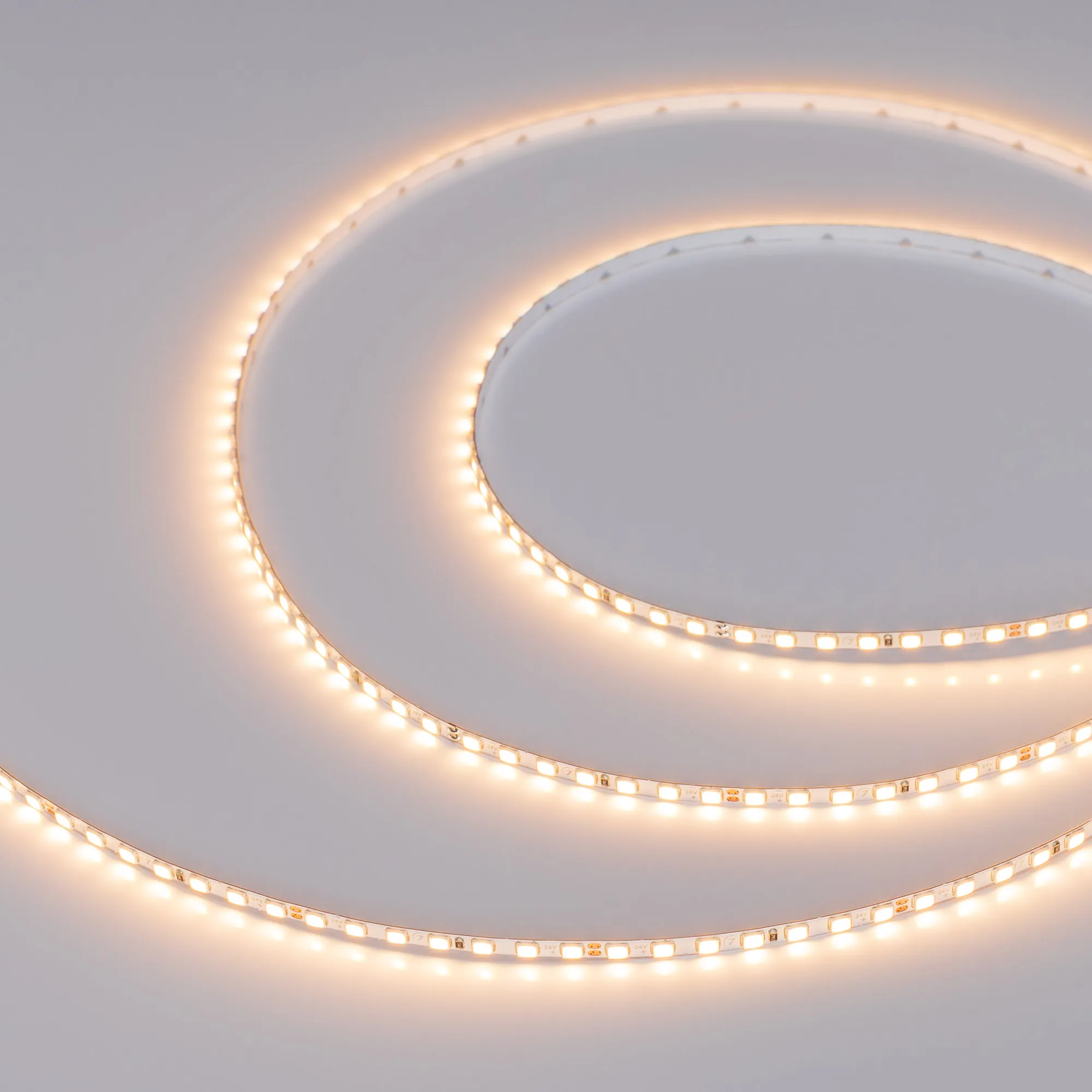 Лента светодиодная UL-A140-3.5mm 24V Warm2700 (6 W/m, IP20, 2835, 5m) (Arlight, узкая)