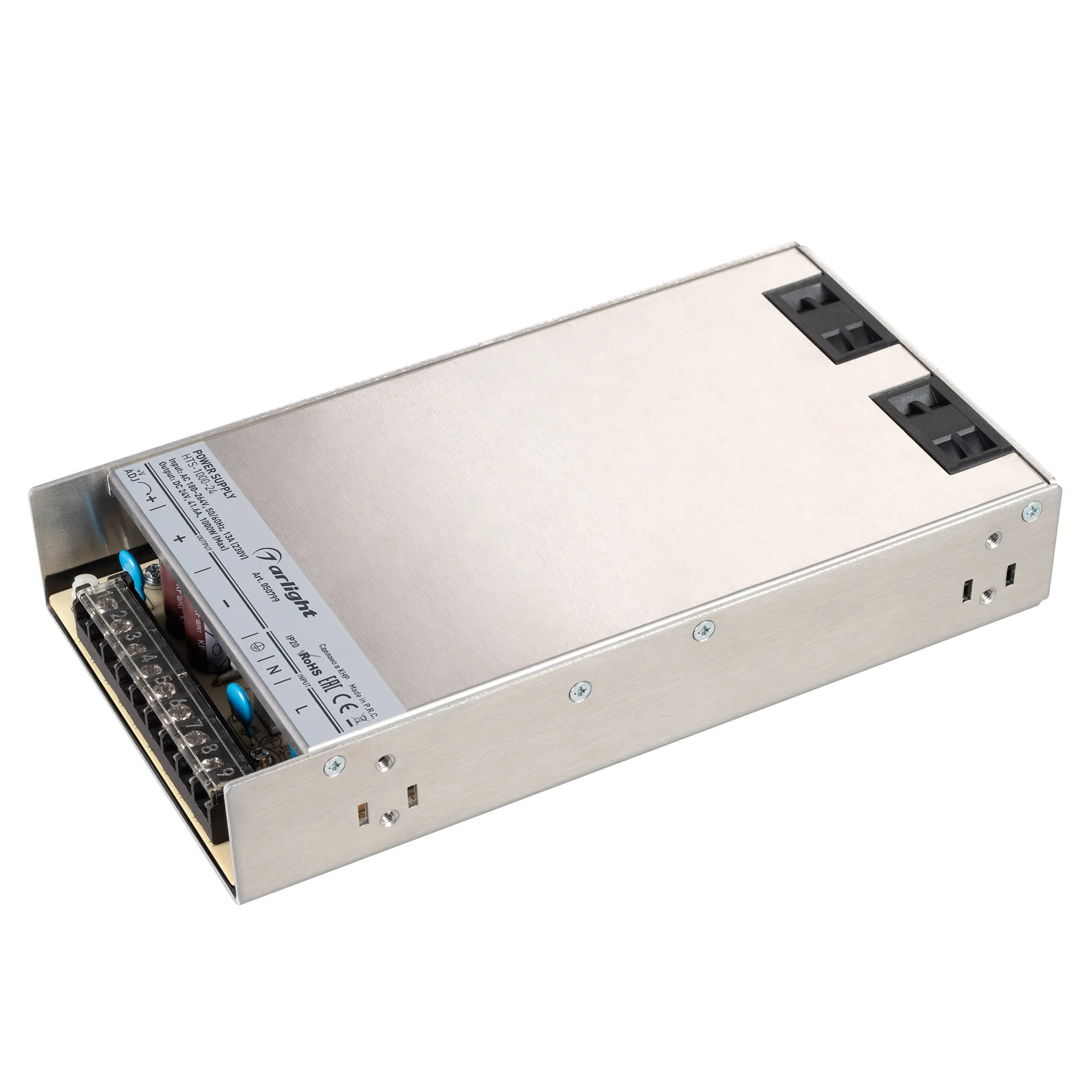 Блок питания HTS-1000-24 (24V, 41.6A, 1000W) (Arlight, IP20 Сетка, 3 года) - изображение товара