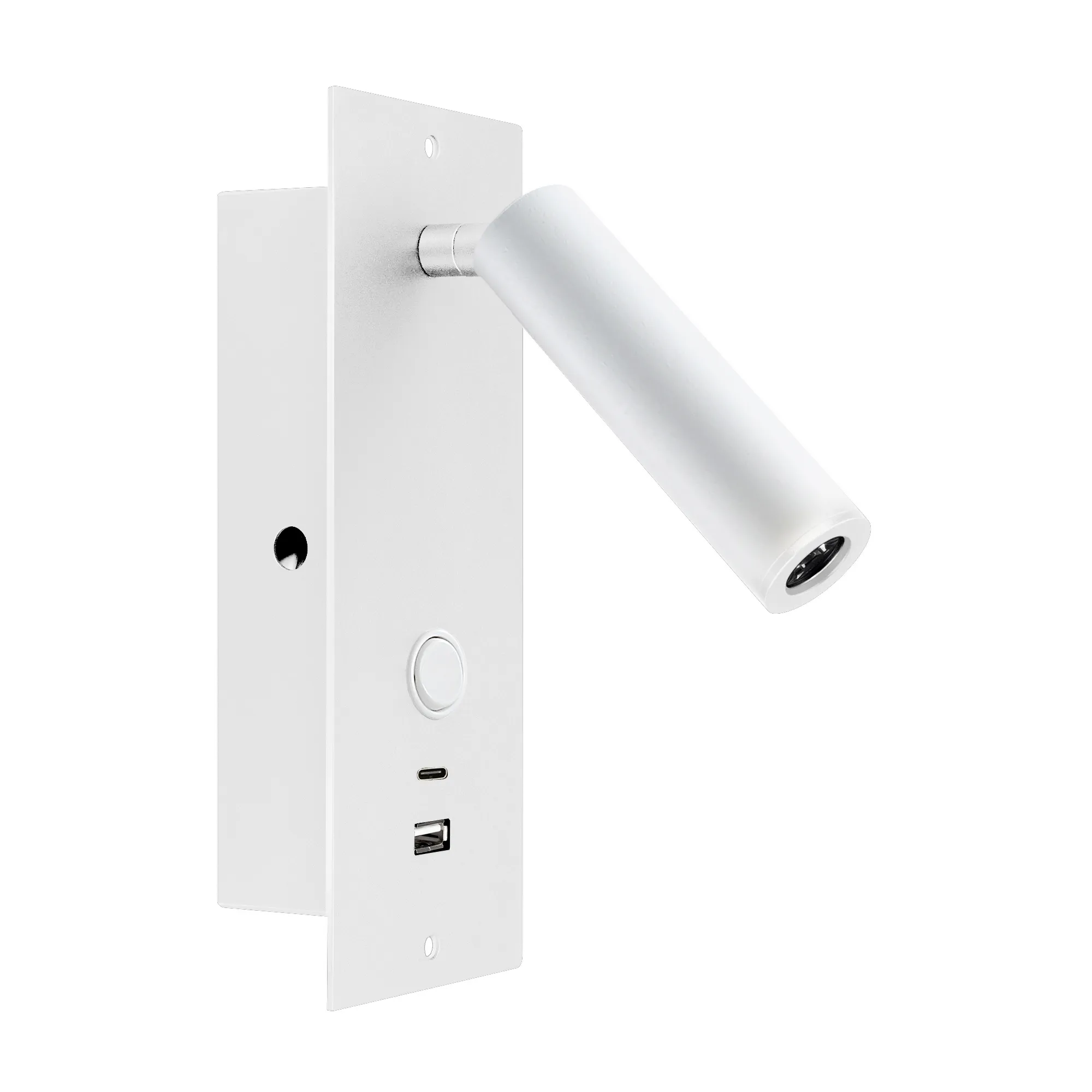 Светильник SP-BED-CHARGE-BUILT-S80x230-3W Warm3000 (WH, 20 deg, 230V, USB-A, USB-C) (Arlight, IP20 Металл, 3 года) - изображение товара