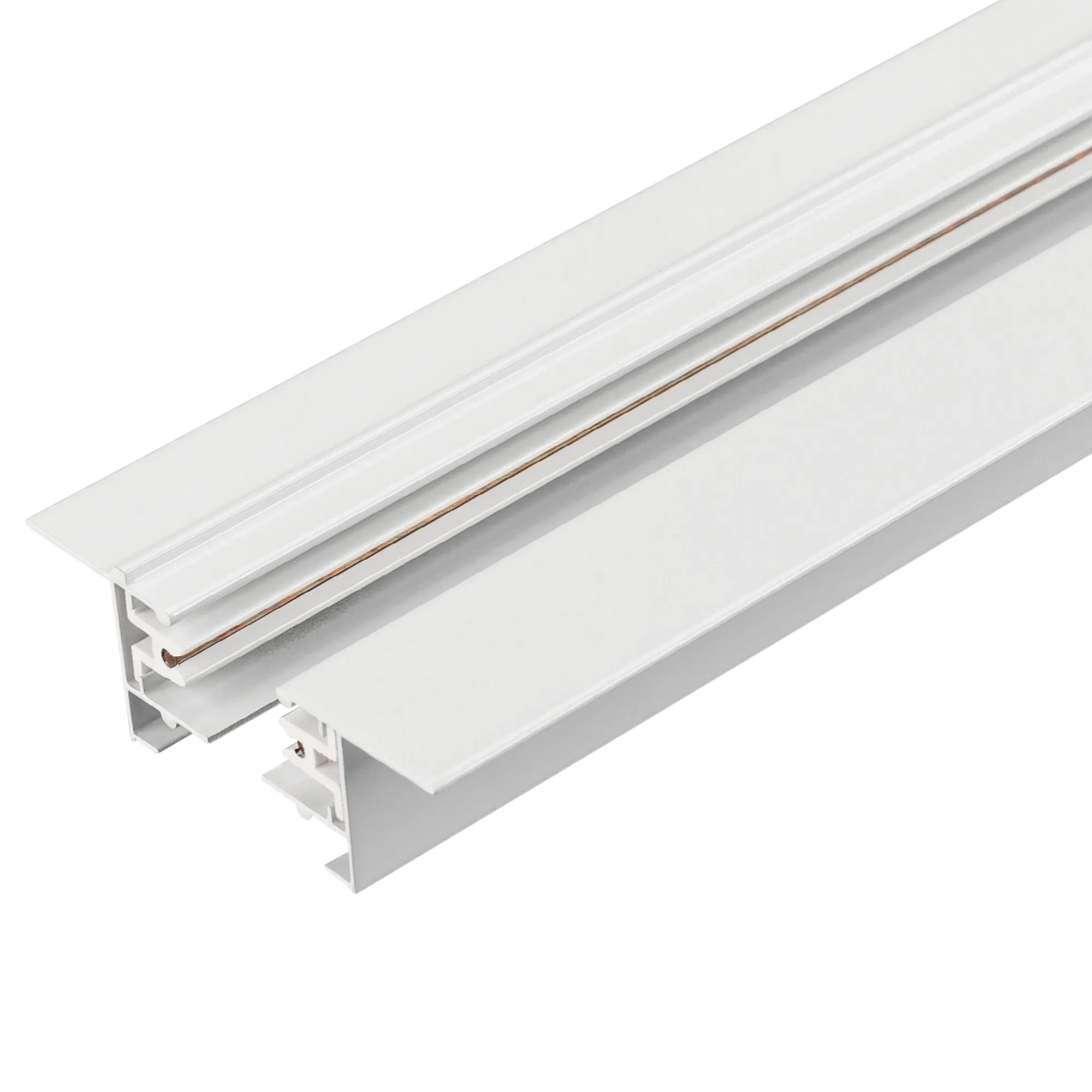 Трек LGD-2TR-TRACK-F-1000-WH-M (C) (Arlight, IP20 Металл, 3 года) - изображение товара